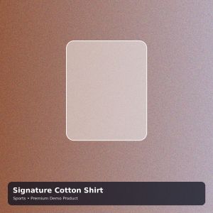 Signature Cotton Shirt