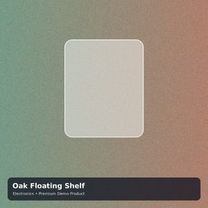Oak Floating Shelf