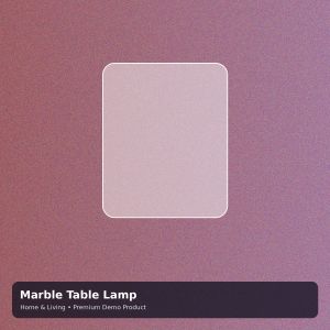 Marble Table Lamp